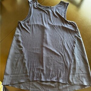 Banana Republic  Navy Blue Asymmetrical Sleeveless Tank Top
